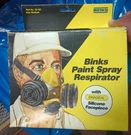 Vintage Binks Paint Spray Respirator Part # 40-917 / Nib New. Fixed Price $119.00.
