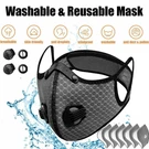 New Dust Masks With 5 Carbon Filters For Woodworking Outdoor Anti-fog Breathable. Fixed Price $8.78.