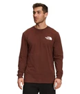 The North Face Box Nse Long Sleeve Mens Tshirt Lapis Blue/tnf Size Xl. Fixed Price $22.00.