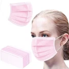 50/100 Pcs Pink Disposable Face Cover 3-PLY Filter Breathable Earloop Masks. Fixed Price $119.99.