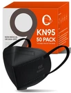 Foxfun KN95 Face Masks For 1 Count (pack Of 50), ADULT-50 Pack-black. Fixed Price $24.67.