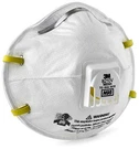 3M 8210V Particulate Respirator Grinding Sanding Sawing Sweeping 10/BOX - White. Fixed Price $24.99.