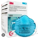 3M 1860 N95 Adult Face Mask Particulate Respirator - Qty 120. Fixed Price $80.00.