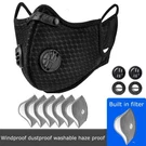 Reusable Half Cover Mask Respirator Filters Bike Sports Worksite Facepiece. Fixed Price $8.79.