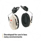 3M Peltor Optime 95 Cap-mount Earmuffs, Hearing Conservation H6P3E/V10 Ea/case. Fixed Price $26.50.