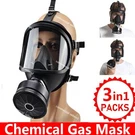 Chemical Gas Mask Full Face Soviet Military Respirator With 1PC 40MM Filter Box.. Fixed Price $36.99.