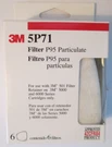 3M 5P71 P95 Replacement Particulate Filter For Respirator 6/ Box C82. Fixed Price $11.00.
