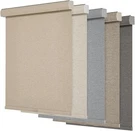 Blackout Beige Linen Natural Woven Metechs Custom Size Cordless Roller Shades. Fixed Price $56.92.