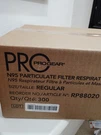 Progear N95 Respirator Mask Adult Regular, Bulk 300 (six 50-PACK Boxes) Usa. Fixed Price $53.25.
