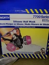 North Safety 7700 Series Silicone Half Mask Respirator Large. Fixed Price $24.00.