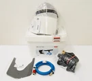 Sata Vision 2000 Air Respirator Full Face Mask Kit In Storage Box Hose 1125336. Fixed Price $1029.00.