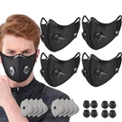 Nbdib 4 Pack Adjustable Reusable Face Protection With 8 Carbon Filters And .... Fixed Price $23.84.
