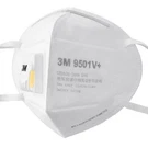 Safety Face Cover With Exhalation Valve, 3M 9501V+, Ship In Usa. Fixed Price $39.99.