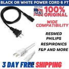 6 Ft Power Cord For Various Cpap & Bipap Philips Resmed Machines Black/white. Fixed Price $13.99.