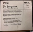 6 Msa Advantage P100/CS/CN #817590 817588 Gas Mask Canister - All Expired 5/10!. Fixed Price $50.00.