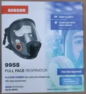 Gerson 9955 Full Face Respirator, Silicone Rubber, Without Cartridges. Fixed Price $79.98.