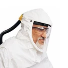 Honeywell PA111 Primair 100 Series Hood Assembly, Bibbed Tychem Qc. Fixed Price $104.22.