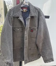 Mens Tough Duck Heavy Chore Jacket Xl Gray Canvas Blanket Lined Made Canada. Fixed Price $40.00.