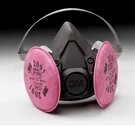 3M Large Half Respirator Facepiece Mask And 2 P100 Particulate Filters New. Fixed Price $24.95.
