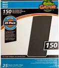 Gator 9" X 11" Emery Cloth Sanding Sheets, 150 Grit, 25 Pack. Fixed Price $18.59.