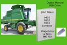 John Deere 9410 9510 9610 Combine Diagnostics & Tests Technical Manual. Fixed Price $24.99.