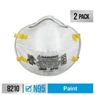 3M Performance Paint Prep Respirator N95 Particulate, 8210P2-DC, 2EACHES/PACK. Fixed Price $11.29.