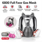 Full Face Gas Mask 6800 Respirator Paint Epoxy Fumes Chemical Dust Protection. Fixed Price $49.97.