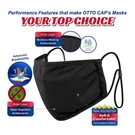 Otto Cap Binding Edge Face Mask W/ Adjustable Straps 174-1308. Fixed Price $9.06.