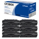 6X Premium CF280X Toner Cartridge Fits For Hp Laserjet Pro 400 M401DNE M401N. Fixed Price $65.46.