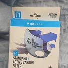 Rz Mask F1 N99 Active Carbon Medium 3-PACK Replacement Filters. Fixed Price $9.00.