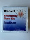 Honeywell Burn Care Kit Z019727-001: 25 People Served, 12 Components Plastic Box. Fixed Price $77.95.