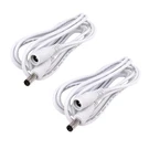 2PCS/PACK 3M/9.84FT White 5.5MM 2.1MM Dc Plug Extension Cable For Power Ada.... Fixed Price $15.07.