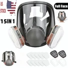Full Gas Mask Painting Spraying Respirator W/filters For 6800 Facepiece Us. Fixed Price $25.69.