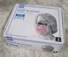 25 NON27410EL Medline Procedural Fluid-resistant Face Masks W/ Earloops & Shield. Fixed Price $21.89.