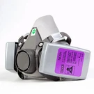 6200 Half Face Gas Respirator Mask With 7093 Particulate Filters For Spray Paint. Fixed Price $11.69.