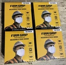 (4) 16 Packs /firm Grip Construction Reusable Face Masks - 64 Washable New. Fixed Price $16.95.