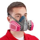 3M 6501 Reusable Half Mask Ppe Respirator & 2- 60921 Organic Vapor Cartridge Sml. Fixed Price $66.95.