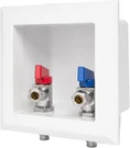 Efield Pex Pre-assembled Faucet Outlet Box, 1/2-INCH Barb Crimp Inlet With. Fixed Price $48.95.