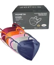 Huheta KN95 Face Mask 20 Pack, 5-PLY Breathable & Comfortable Multi-color. Fixed Price $9.95.