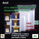 Elkay Plastic Heavy Duty Clear Zip Seal Lock Top Reclosable Poly Bags. Fixed Price $314.04.