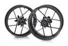 Pair Of Wheels Glossy Carbon Rotobox Bullet Pro 17"X3,5"/6" Bimota DB8. Fixed Price $5034.96.