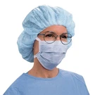 Tecnol Fog-free Blue Surgical Mask, Pfe 98% At 0.1 Micron, Box Of 50 Masks. Fixed Price $11.95.