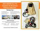 Duo-flo Respirators Capable Breathing Air Filtered. Fixed Price $400.00.