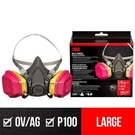 3M Ov Ag P100 Professional Multi-purpose Respirator In Black With Drop Down. Fixed Price $61.99.