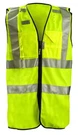 Occunomix Lux-ssfullz-yxl Class 2 Dual Stripe Surveyor Vest Zipper Solid Yellow. Fixed Price $9.95.