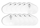 N95 Filter, 10 Pack, Individually Wrapped, Electrostatically Charged, Ready T.... Fixed Price $37.71.