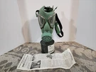 Vintage Willson Type Whg Gas Mask With Chin Canister And Directions. Fixed Price $49.99.