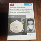 3M 8210V N95 Particulate Respirator Protective Dust Masks Exhalation Valve 10/BX. Fixed Price $35.00.
