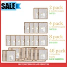 3M Filtrete Basic White Flat Panel Air Furnace Count Of 2,4,8,48 Filters. Fixed Price $124.31.