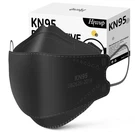 KN95 Face Masks 50 Pack, Breathable Comfortable And Disposable Mask, Black. Fixed Price $20.99.